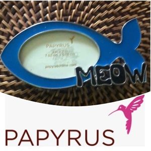 Papyrus Fish Meow Cat Mini Photo Picture Frame